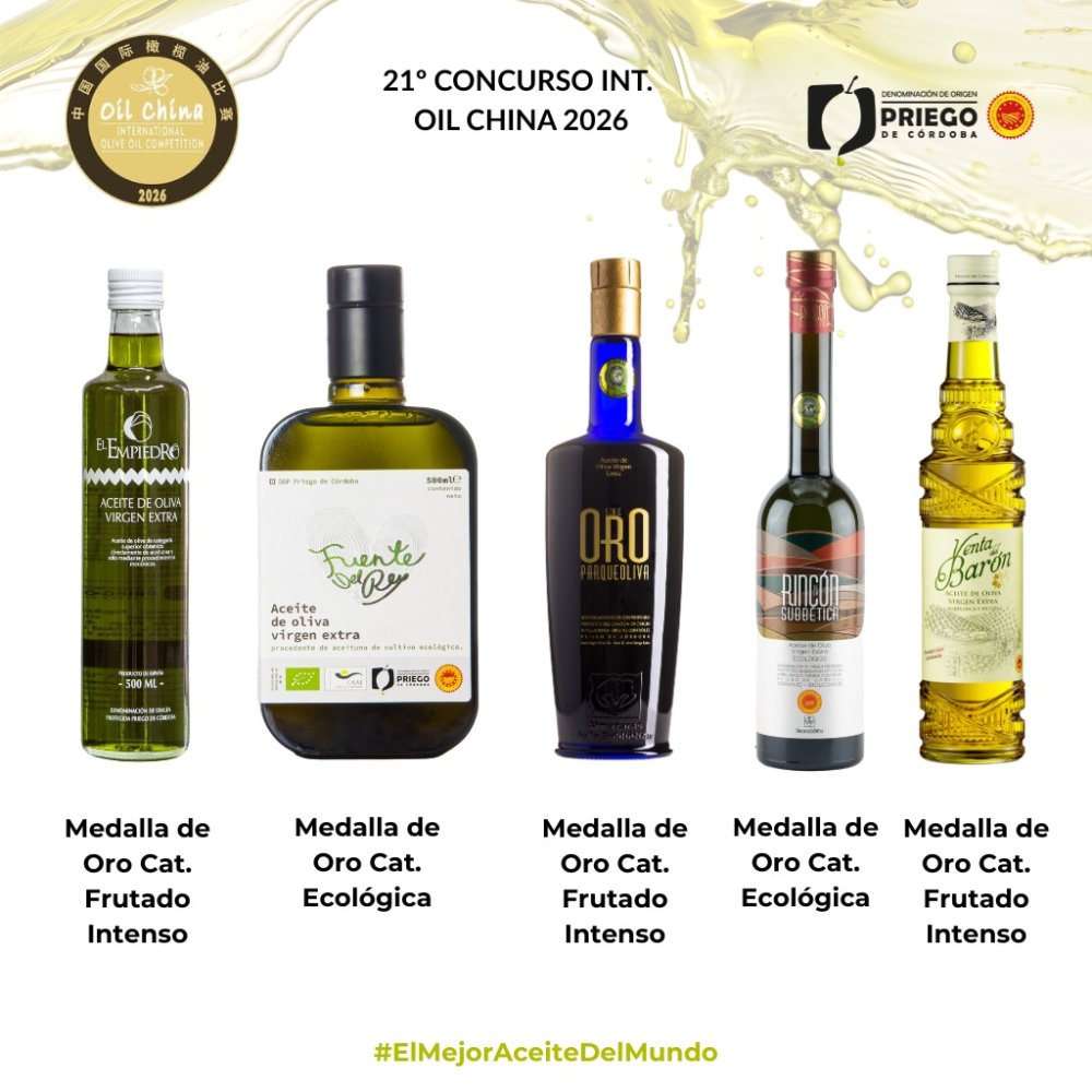Imagen Los aceites de la DOP Priego de Córdoba triunfan en China y consolidan su liderazgo mundial
